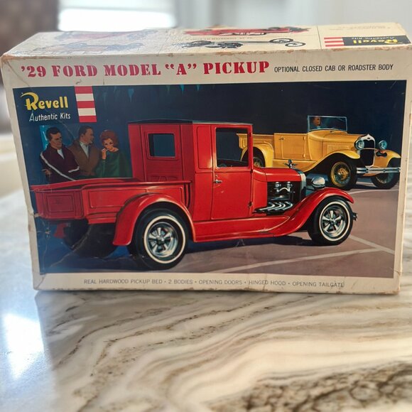 Revell “Authentic Kits” 1:25 scale 1929 Ford Model A Pickup Vintage - Picture 7 of 8